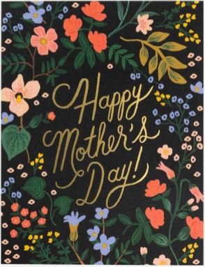 Cover art for Rifle Paper Co Wildwood Mother's Day Greeting Card