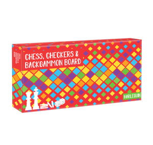 Cover art for Chess, Checkers & Backgammon Board Harlequin