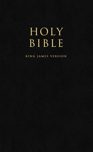 Cover art for HOLY BIBLE: King James Version (KJV) Popular Gift & Award Black Leatherette Edition
