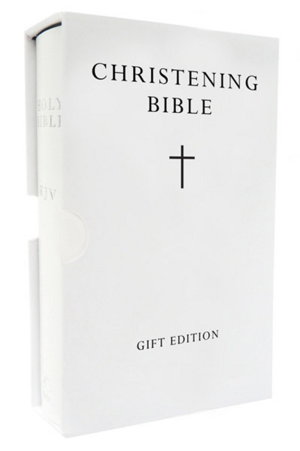 Cover art for Christening Bible KJV standard white