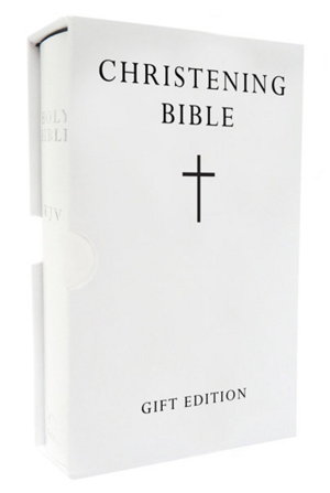 Cover art for HOLY BIBLE: King James Version (KJV) White Pocket Christening Edition
