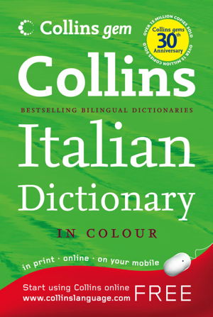 Cover art for Collins Gem Italian Dictionary