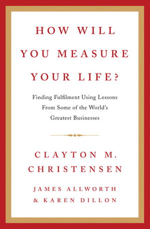 Cover art for How Will You Measure Your Life?