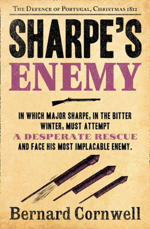 Cover art for Sharpe's Enemy The Defence of Portugal Christmas 1812 (The Sharpe Series Book 15)