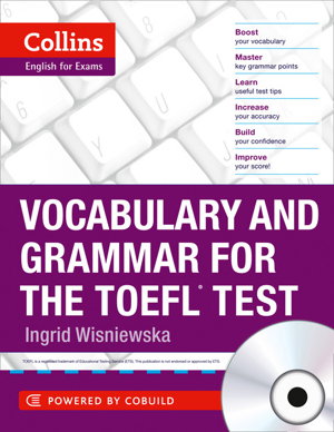 Cover art for Vocabulary and Grammar for the TOEFL Test