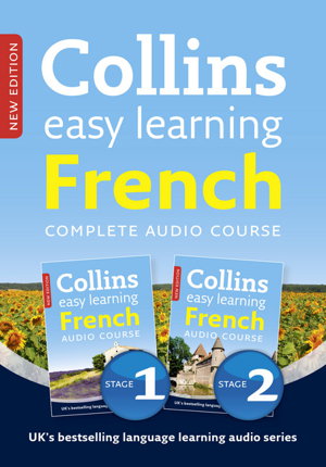 Cover art for French (Stages 1 & 2) Box Set Audio Course Collins Easy
