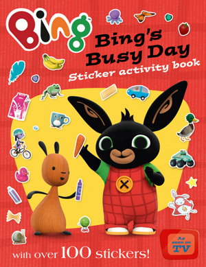 Cover art for Bing's Busy Day Sticker Activity Book