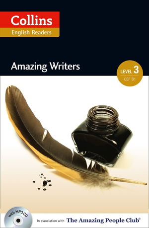 Cover art for Collins ELT Readers Amazing Writers (Level 3)
