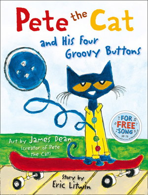 Cover art for Pete the Cat and His Four Groovy Buttons