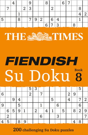 Cover art for The Times Fiendish Su Doku Book 8