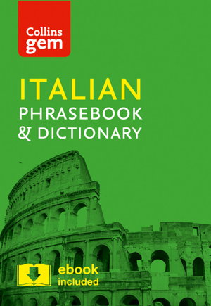 Cover art for Collins Italian Phrasebook and Dictionary Gem Edition