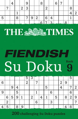 Cover art for The Times Fiendish Su Doku Book 9