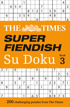 Cover art for The Times Super Fiendish Su Doku Book 3