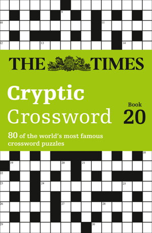 Cover art for Times Cryptic Crossword Book 20