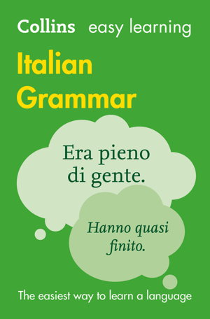 Cover art for Collins Easy Learning Italian Grammar Third Edition