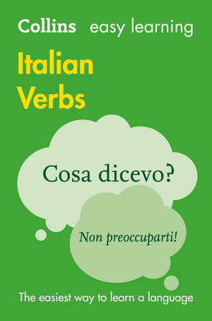 Cover art for Collins Easy Learning Italian Verbs Third Edition