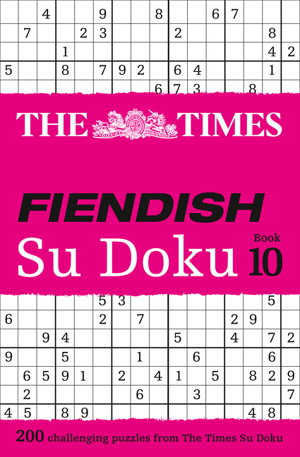 Cover art for The Times Fiendish Su Doku Book 10