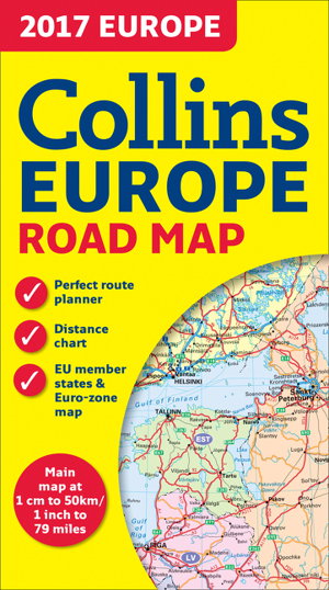Cover art for 2017 Collins Map Of Europe