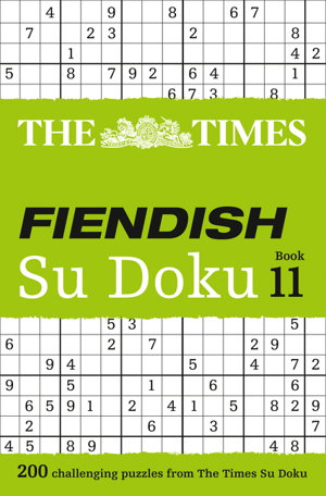Cover art for The Times Fiendish Su Doku Book 11