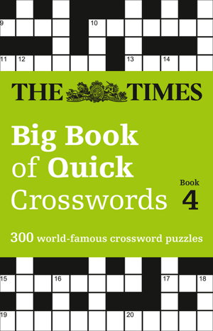 Cover art for The Times Big Book of Quick Crosswords 4