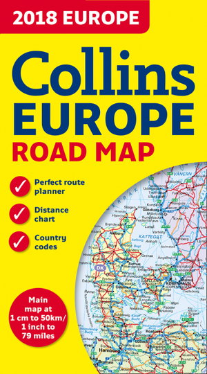 Cover art for 2018 Collins Map Of Europe