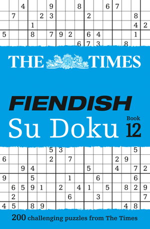 Cover art for The Times Fiendish Su Doku Book 12