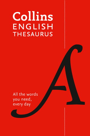 Cover art for Collins English Thesaurus Paperback Edition