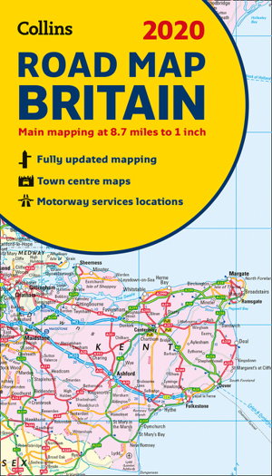 Cover art for 2020 Collins Map of Britain
