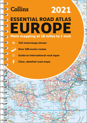 Cover art for 2021 Collins Essential Road Atlas Europe