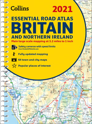 Cover art for 2021 Collins Essential Road Atlas Britain