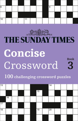 Cover art for Sunday Times Concise Crossword Book 3