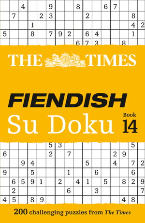 Cover art for The Times Fiendish Su Doku Book 14