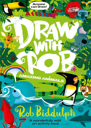 Cover art for Draw With Rob: Amazing Animals