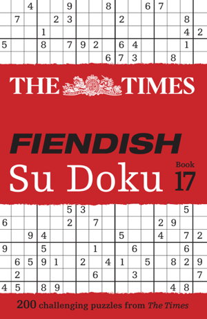 Cover art for Times Sudoku The Times Fiendish Sudoku Book 17