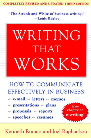 Cover art for Writing That Works