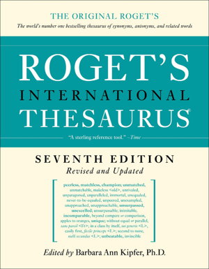 Cover art for Roget's International Thesaurus 7th Edition