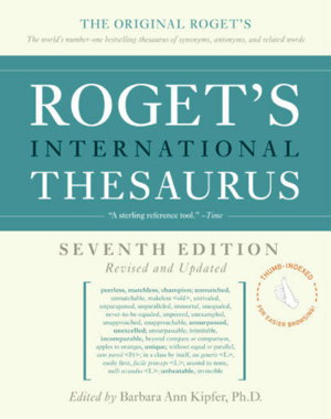 Cover art for Rogets International Thesaurus Thumb Indexed