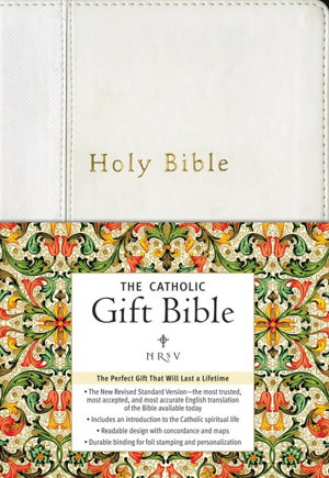 Cover art for NRSV, The Catholic Gift Bible, Imitation Leather, White