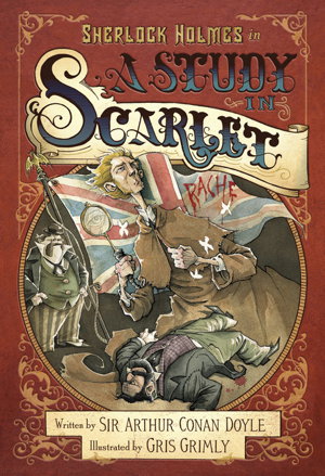 Cover art for A Study in Scarlet
