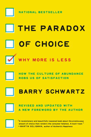 Cover art for The Paradox of Choice