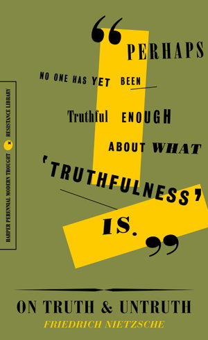 Cover art for On Truth and Untruth