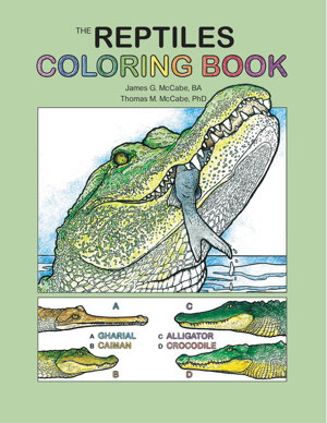 Cover art for The Reptiles Coloring Book