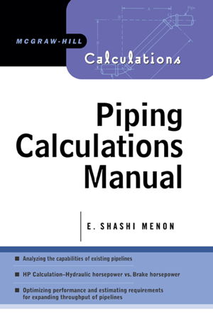 Cover art for Piping Calculations Manual