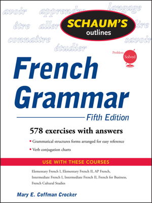 Cover art for Schaum's Outline of French Grammar