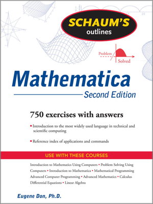 Cover art for Schaum's Outline of Mathematica Second Edition