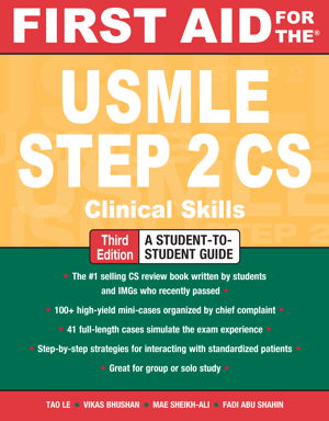 Cover art for First Aid for the USMLE Step 2 CS