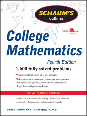 Cover art for Schaum's Outline of College Mathematics, Fourth Edition