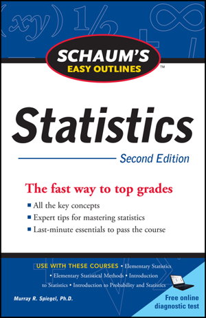 Cover art for Schaum's Easy Outline of Statistics