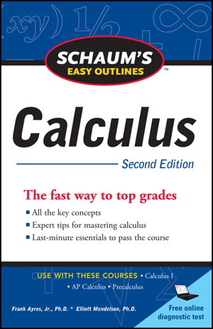 Cover art for Schaum's Easy Outline of Calculus