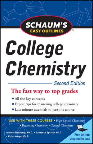 Cover art for Schaum's Easy Outlines of College Chemistry